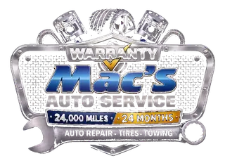 Mac's Auto Repair written warranty — 24 months and 24,000 miles on qualifying repairs